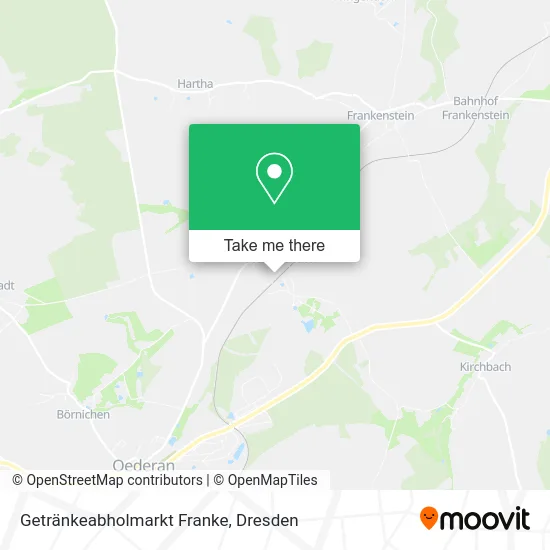 Карта Getränkeabholmarkt Franke