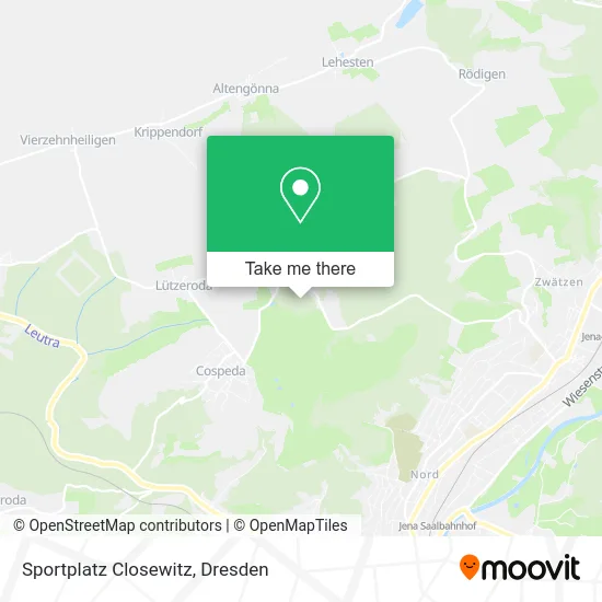 Карта Sportplatz Closewitz