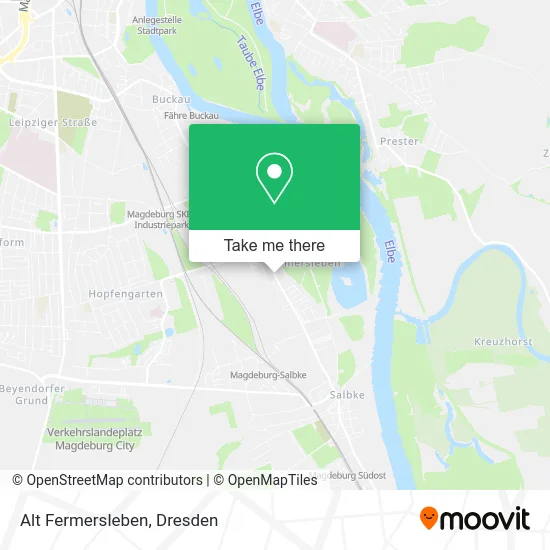 Карта Alt Fermersleben