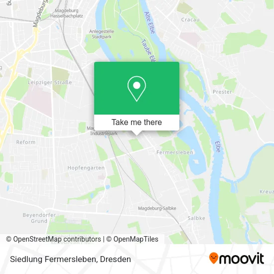 Карта Siedlung Fermersleben