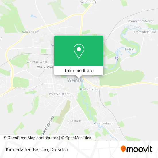 Карта Kinderladen Bärlino