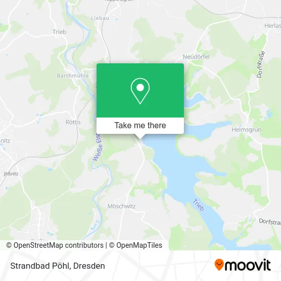 Карта Strandbad Pöhl