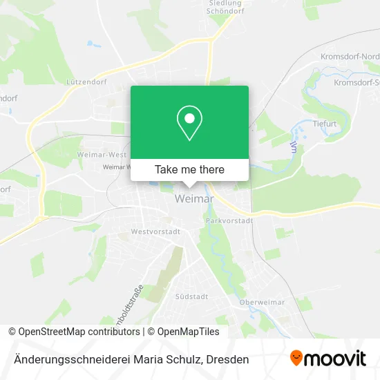 Карта Änderungsschneiderei Maria Schulz