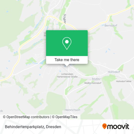 Карта Behindertenparkplatz