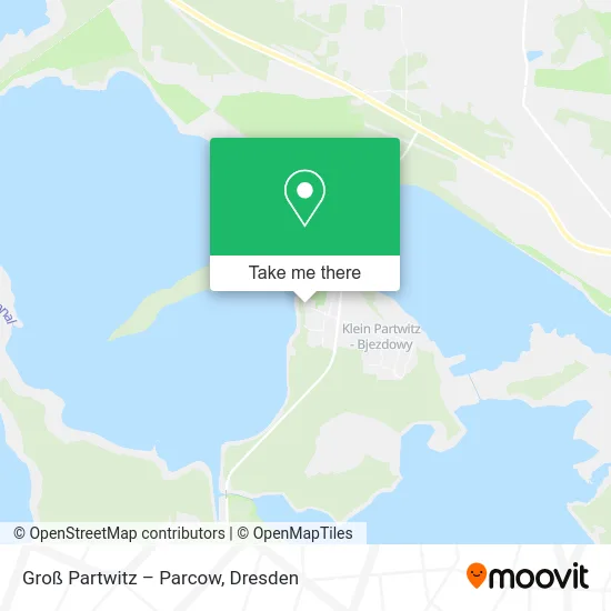 Карта Groß Partwitz – Parcow