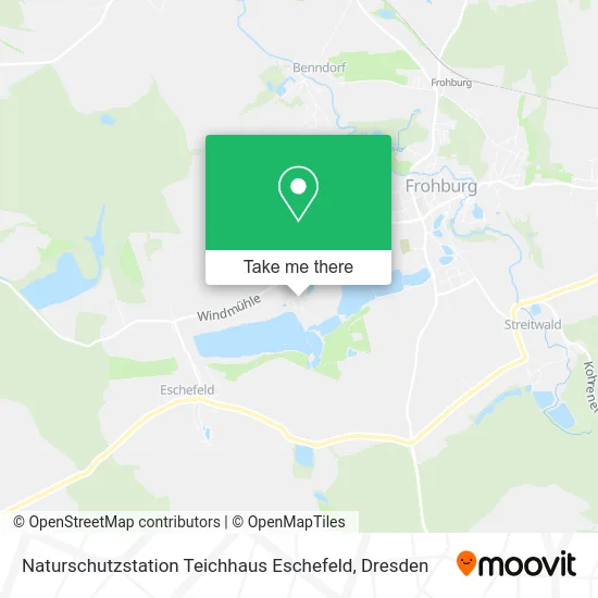 Карта Naturschutzstation Teichhaus Eschefeld