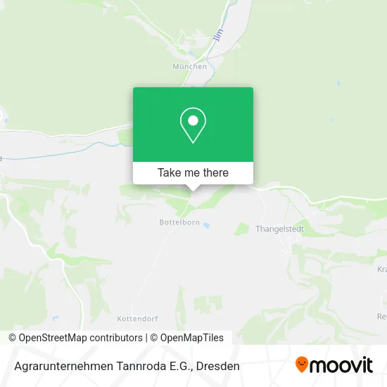 Agrarunternehmen Tannroda E.G. map