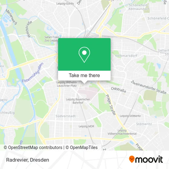 Карта Radrevier