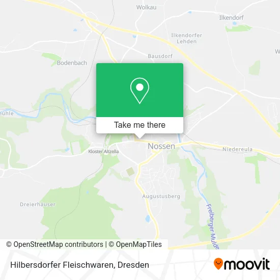 Карта Hilbersdorfer Fleischwaren