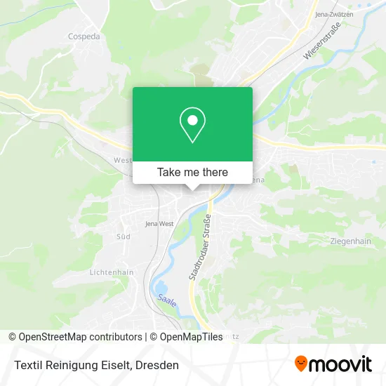 Карта Textil Reinigung Eiselt