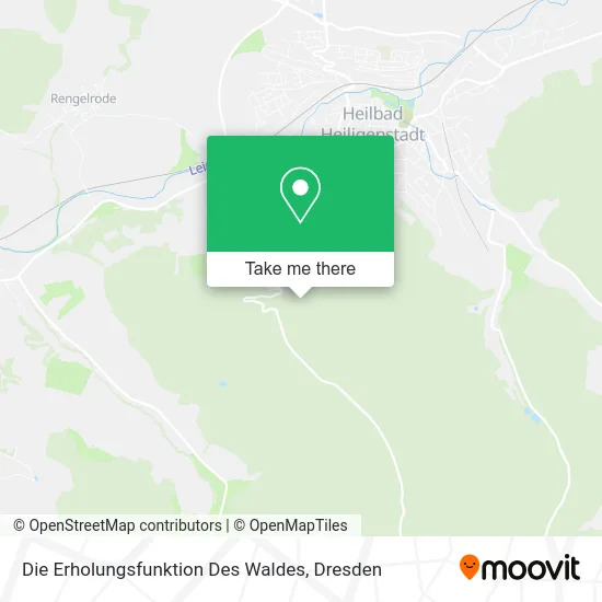 Карта Die Erholungsfunktion Des Waldes