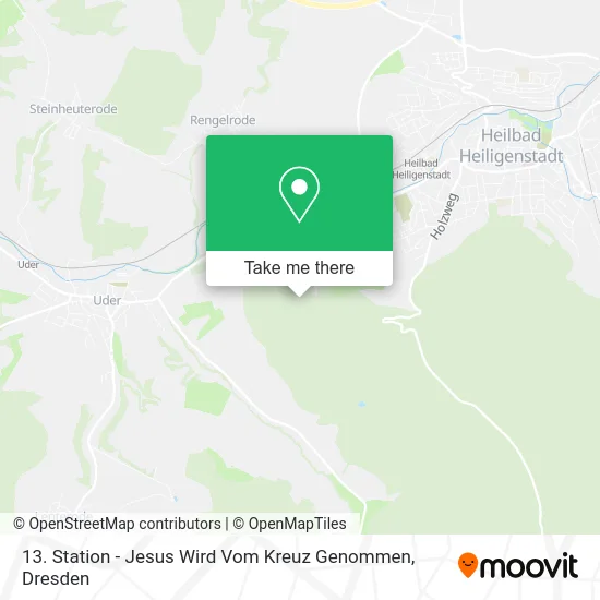 Карта 13. Station - Jesus Wird Vom Kreuz Genommen