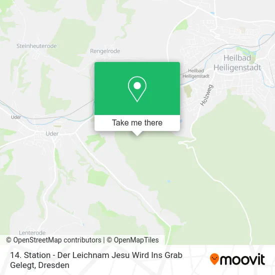 Карта 14. Station - Der Leichnam Jesu Wird Ins Grab Gelegt