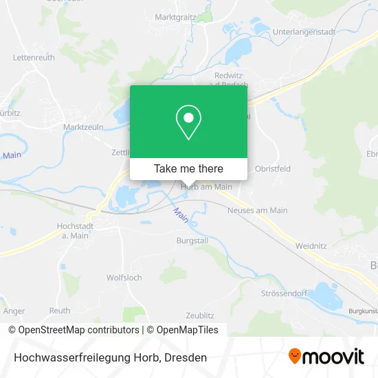 Карта Hochwasserfreilegung Horb