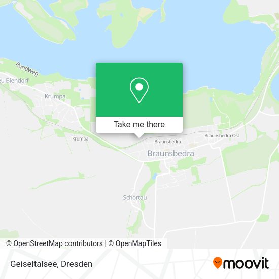 Карта Geiseltalsee