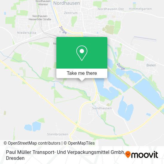 Карта Paul Müller Transport- Und Verpackungsmittel Gmbh