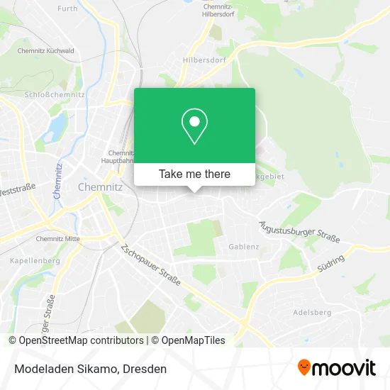 Карта Modeladen Sikamo