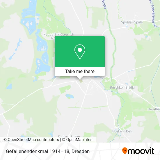 Карта Gefallenendenkmal 1914–18