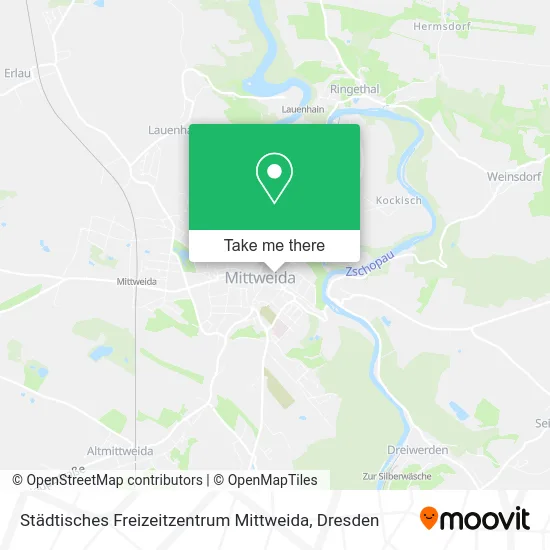 Карта Städtisches Freizeitzentrum Mittweida