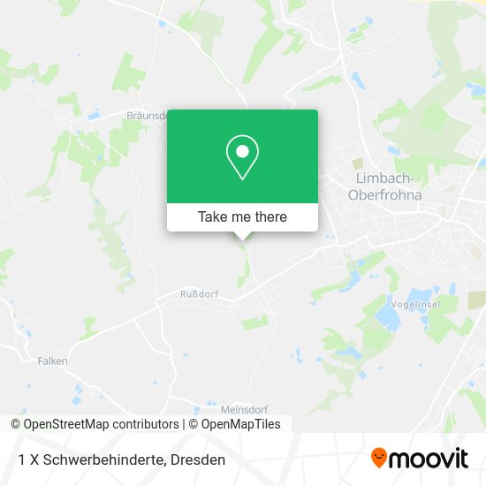 Карта 1 X Schwerbehinderte