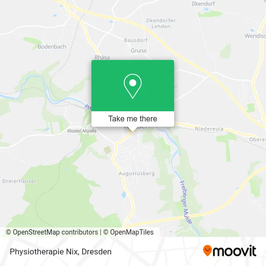 Карта Physiotherapie Nix