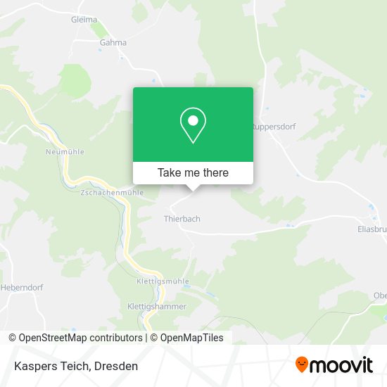 Карта Kaspers Teich