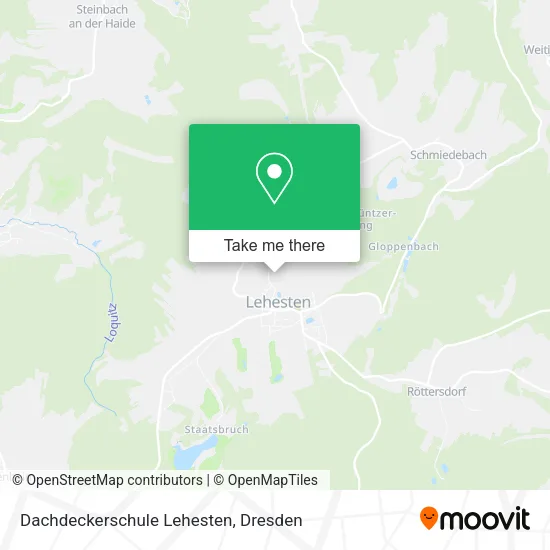 Карта Dachdeckerschule Lehesten