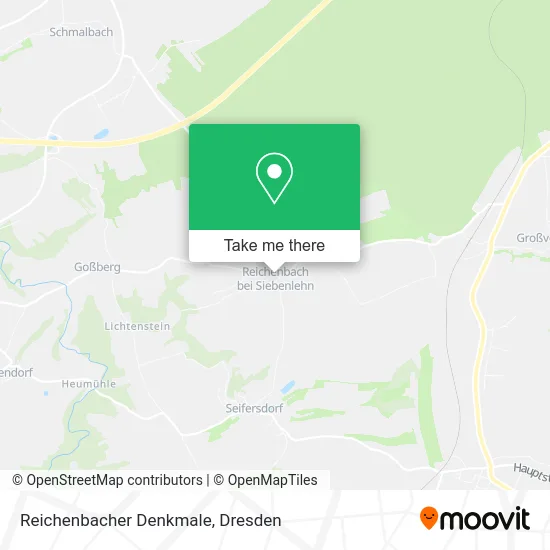 Карта Reichenbacher Denkmale