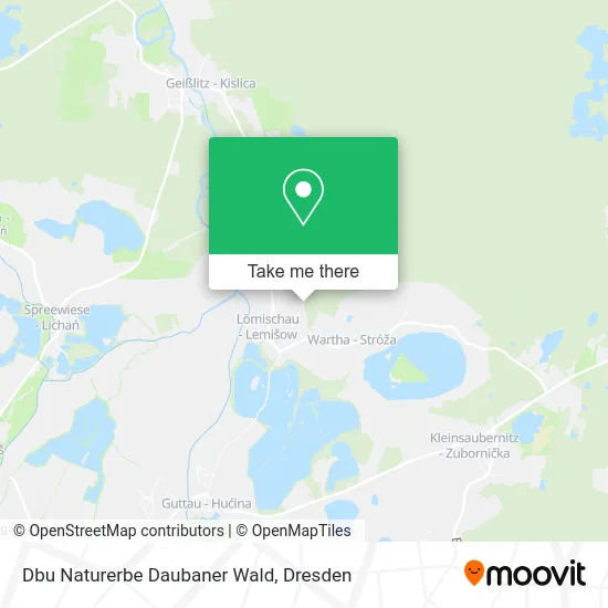 Карта Dbu Naturerbe Daubaner Wald