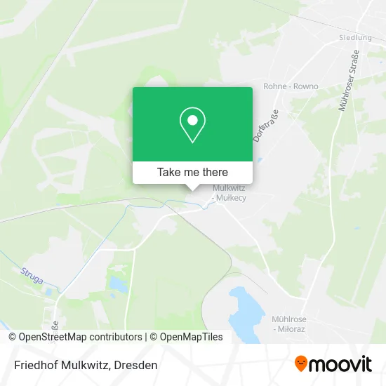 Карта Friedhof Mulkwitz