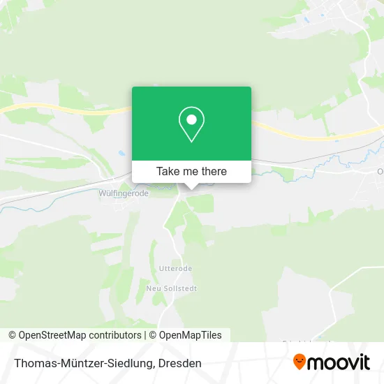 Карта Thomas-Müntzer-Siedlung