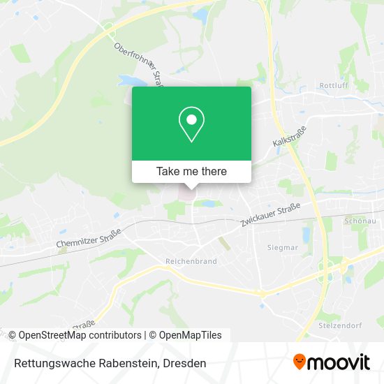 Карта Rettungswache Rabenstein