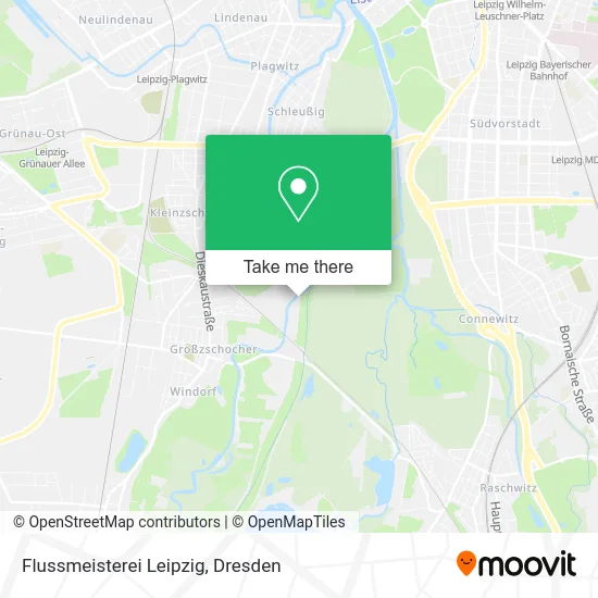 Карта Flussmeisterei Leipzig