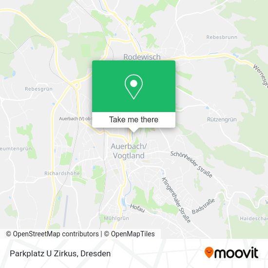 Карта Parkplatz U Zirkus