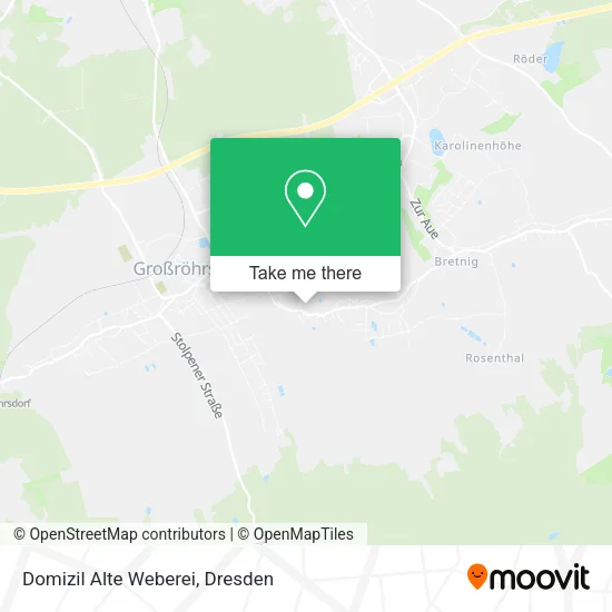 Карта Domizil Alte Weberei