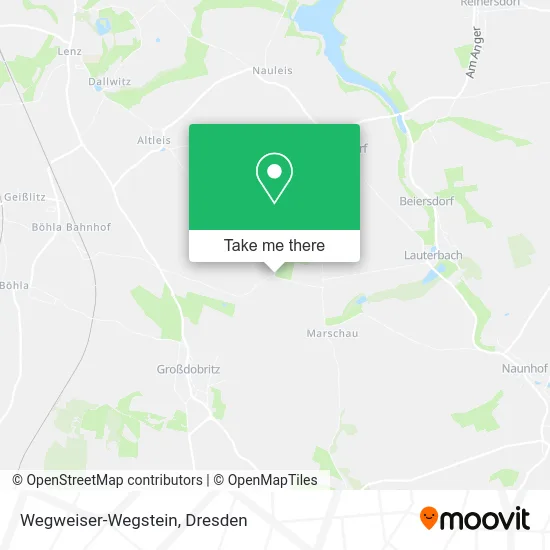Карта Wegweiser-Wegstein
