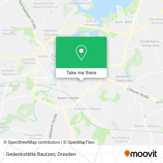 Карта Gedenkstätte Bautzen