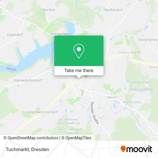 Карта Tuchmarkt