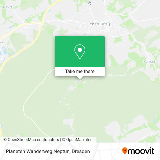 Карта Planeten Wanderweg Neptun