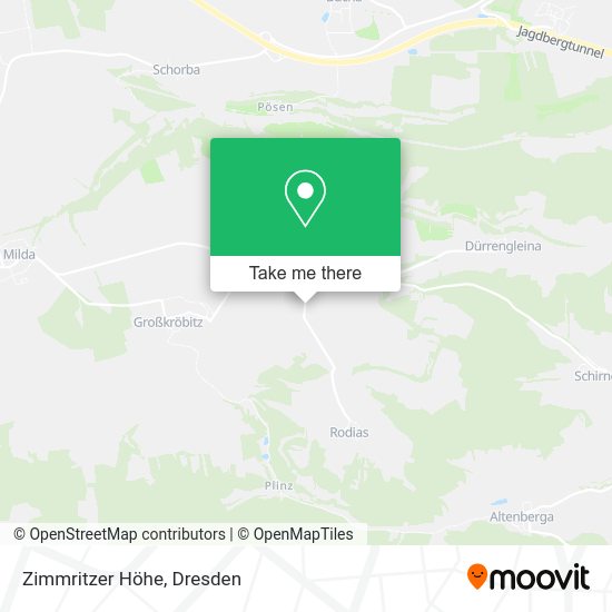 Карта Zimmritzer Höhe