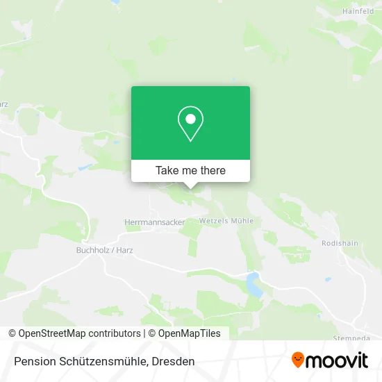 Pension Schützensmühle map