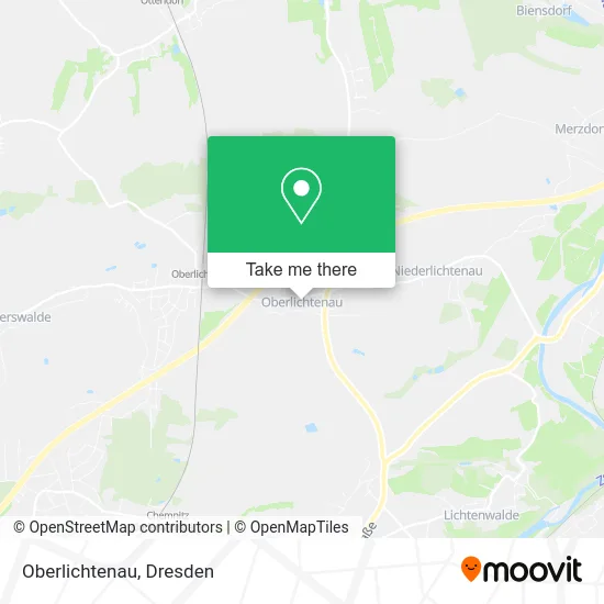 Карта Oberlichtenau