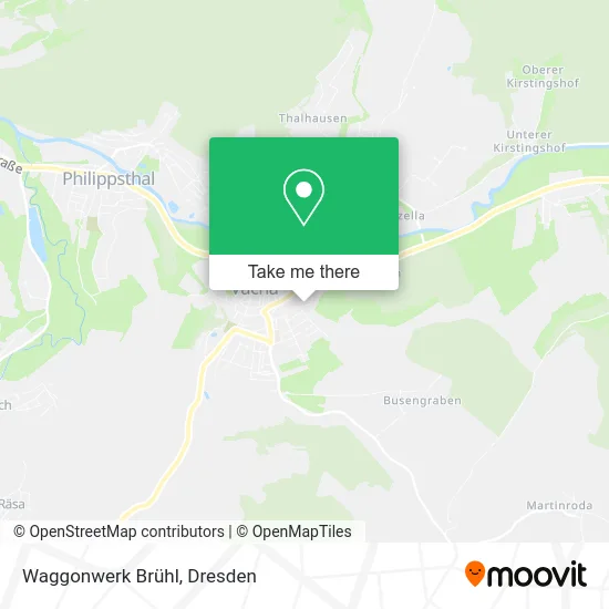 Карта Waggonwerk Brühl
