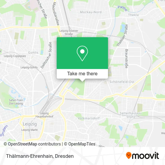 Карта Thälmann-Ehrenhain