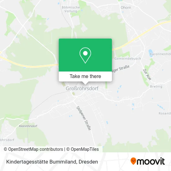Карта Kindertagesstätte Bummiland