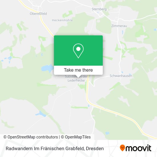 Карта Radwandern Im Fränischen Grabfeld