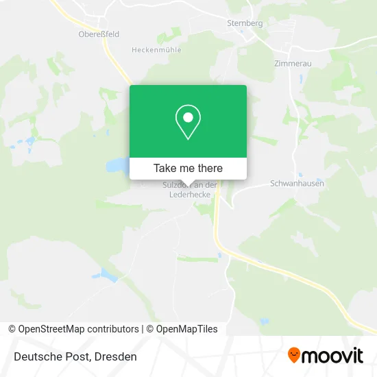 Карта Deutsche Post