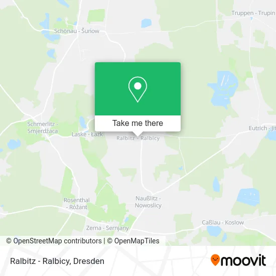 Карта Ralbitz - Ralbicy