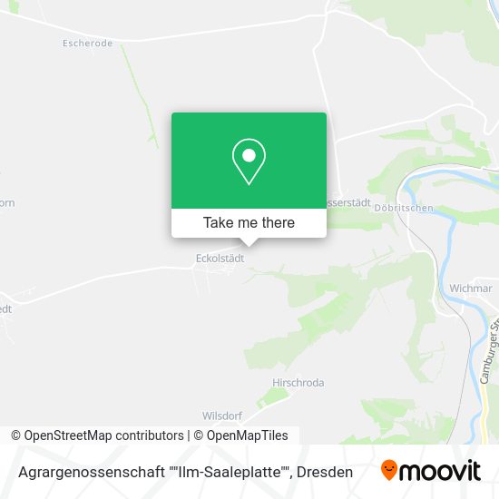 Карта Agrargenossenschaft ""Ilm-Saaleplatte""