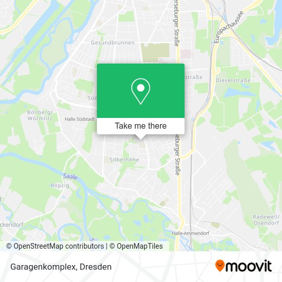 Карта Garagenkomplex